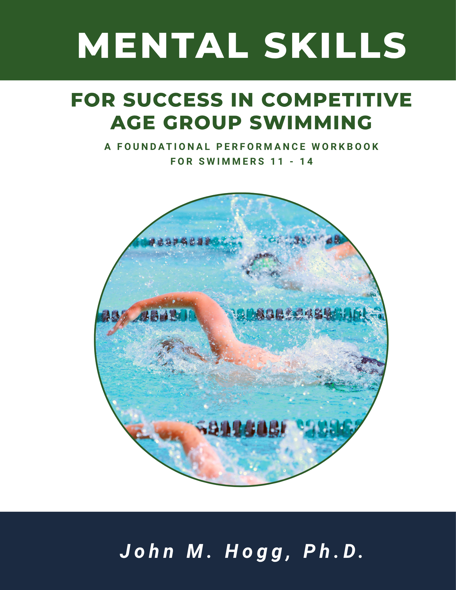 Cover of the Mental Preparation workbook for swimmers aged 11 to 14